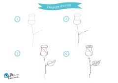 Fiori 02 nel più grande archivio di disegni sulla natura da colorare: Disegni Da Colorare Per Bambini Come Disegnare I Fiori Petit Fernand