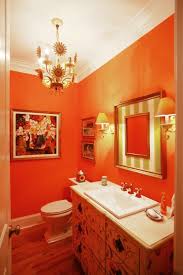 Casual decoration ideas for bathroom. 50 Cool Orange Bathroom Design Ideas Digsdigs