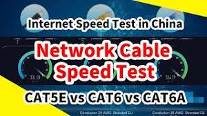 At that length, both cable types support 1gbps transfer speeds, which is more than enough for most home networks. Home Broadband Internet Speed Test In China Cat5e Vs Cat6 Vs Cat6a Network Cable Speed Test Youtube