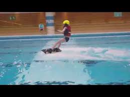 Elsium Wakeboard On Indoor Swimming Pool Paris Piscine Keller Youtube