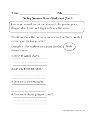 This worksheet topic has no variations: 16 English Grammar Worksheets Common And Proper Nouns