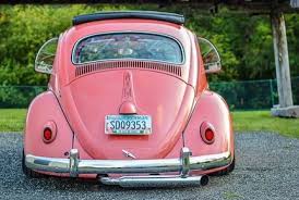 Image result for Coral Red 1949 Beetle