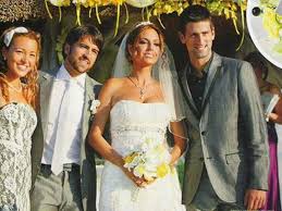 However, let's not read this article to know about novak djokovic's personal life: Novak Djokovic Photo Djokovic Wedding Celebrity Wedding Photos Wedding Celebrity Weddings