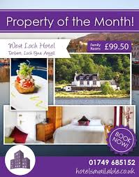 West Loch Hotel Tarbert Loch Fyne Argyll Scotland Hotel Of The Month For April 2015 Holiday Travel Treat Yourself Hotel Scotland Hotel Owner