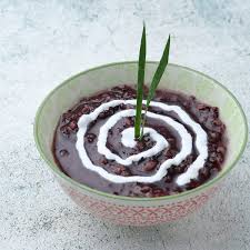 Anda akan dapati proses penyediaan bubur pulut hitam ini terlalu mudah. Bubur Pulut Hitam With Santan Swirl Ahh Yum By Kampong Kravers
