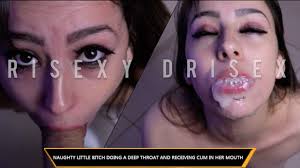 Putinha safada fazendo garganta profunda e recebendo gozada na boca | Dri  Sexy e Nicklaus