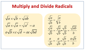 If a and b represent nonnegative numbers, where. Dividing Radicals Example Solutions Videos Worksheets Games Activities
