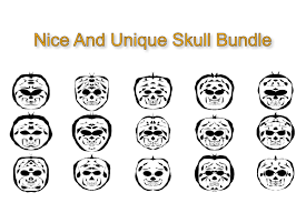 These svg images were created by modifying the images of pixabay. Free Nice And Unique Skull Bundle Available In All Formats Svg Png Dxf Eps Compatible With Cricut Silhouette More