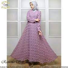 Model baju brokat yang dikombinasikan dengan menggunakan kain satin akan membuat tampilan anda tampak lebih mewah dan cantik. Jual Produk Modern Gamis Rubiah Baju Termurah Dan Terlengkap Mei 2021 Bukalapak