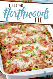 Low Carb Northwoods Pie Recipe Recipes Homemade Breakfast Sausage Beef Recipes