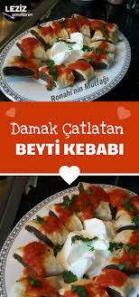 Damak Catlatan Beyti Kebabi Leckeres Essen Kostliches Essen Kebab Rezepte