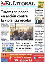 20 de agosto del 2008. Tapa Impresa Del Diario El Litoral Del Miercoles 20 De Agosto Del 2008 El Litoral