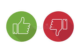Definition of thumbs down in the idioms dictionary. Thumbs Up Thumbs Down Red And Green Isolated Vector Like Social Media Signs Stock Vector Illustration Of Thumb Symbol 166199595