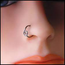 Nobium Nose Ring Hypo Allergenic Nose Hoop Seamless Nose Ring Catchless Nose Ring In Organic Open Spiral Style Nose Ring Nose Jewelry Custom Nose Ring