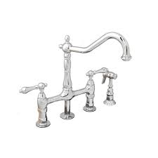 Bridge faucets for kitchen options. Bridge Style Kitchen Faucet With Metal Lever Handles Kitchen Styling Kitchen Faucet Kitchen Sink Faucets