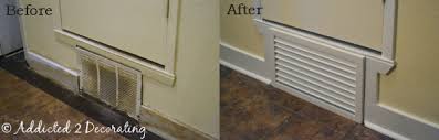 The vent cover looks amazing and i will purchase more for my other rooms, very easy. Diy Custom Wood Air Return Vent Cover Part 4 Addicted 2 Decorating