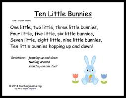 5 Bunny Chants For Preschoolers Preschool Songs Easter Preschool Songs For Toddlers