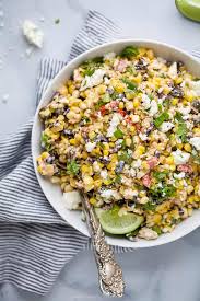 Looking for more grilled corn recipes? Esquites Recipe Mexican Street Corn Salad Joyful Healthy Eats