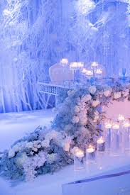 Those white trees/branches instead of snowflakes for. 30 Frozen Winter Wonderland Wedding Ideas Elegantweddinginvites Com Blog