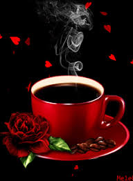 Can't give a bouquet of live roses right now? Coffee A Cup Of Love Good Morning Coffee Good Morning Coffee Gif Coffee Gif