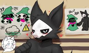 His appearance resembles that of a wolf standing on two hind legs like a human. Puro Undertale Au Fanon Wiki Fandom
