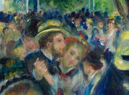 Like manet did in la musique aux tuileries, renoir included a number of portraits in dance at le moulin de la galette and the majority of portraits. Dose Of Art 149 Pierre Auguste Renoir Bal Du Moulin De La Galette 1876 Size Of Art