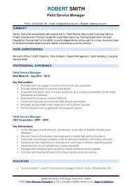 What does an automotive service manager do? Field Service Manager Resume Samples Qwikresume