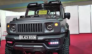All tuning on new black suzuki jimny. Suzuki Jimny Black Bison By Wald Is Tougher Than A G Class Autoevolution