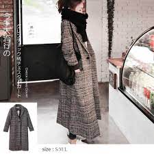 pin by 5 letters on style in 2020 woolen coat woman long plaid coat woolen coat