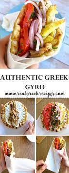 Greek Marinated Pork Gyros Recipe With Homemade Tzatziki Real Greek Recipes Recipe Greek Recipes Greek Food Gyros Greek Gyros
