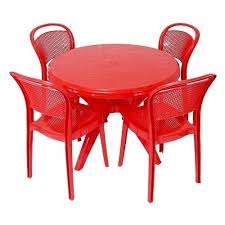 Check spelling or type a new query. Cello Miracle Red Plastic Dining Table Set 4 Chairs And 1 Table Rs 5500 Set Id 21268582912