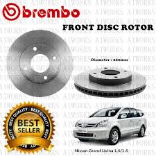 Kos nissan adalah tertinggi berbanding dengan 3 kereta jepun di malaysia (toyota, honda, nissan). Brembo Nissan Grand Livina 1 6 1 8 Front Brake Disc Rotor Shopee Malaysia