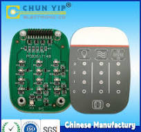 Factory Custom Embedded Medical Device Waterproof PCB Membrane Switch with  Connector and LED Lamp