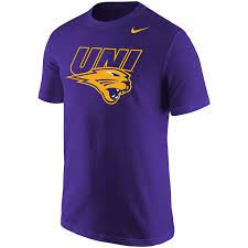 Men S Nike Purple Northern Iowa Panthers Big Logo T Shirt Northern Iowa Tshirt Logo Nike Men