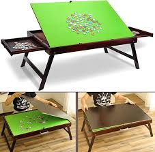 Amazon Com Gaga Adults Kids Children Fold And Go Wooden Jigsaw Puzzle Table For Puzzle Games Portable F In 2020 Puzzle Table Jigsaw Puzzle Table Wooden Jigsaw Puzzles
