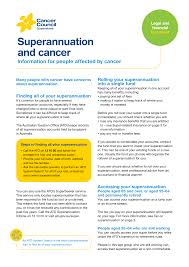 Seek as much information as you need. Https Www Cancer Org Au Assets Pdf Qld Superannuation And Cancer Fact Sheet