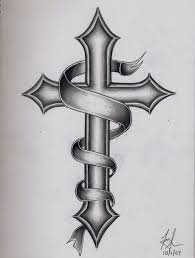 Leg scroll tattoo is one type of scroll tattoo. Cross Tattoos For Men 25 Brilliant Examples Design Press