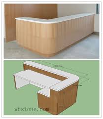 Ergonomic Office Furniture Timber Body White Corian Top Re050 Reception Desk Office Furniture Ergonomic Office Furniture Ergonomic Office