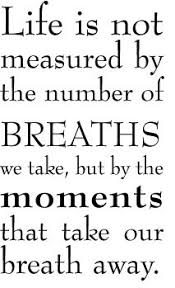 Life Is Not Measured By The Number Of Breaths We Take But By The Moments That Take Our Breath Away Maya Angelou Quotes Words Quotes Words