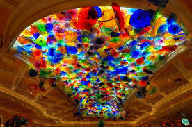 Bellagio Las Vegas The Lobby Ceiling Displays A Coffer Filled With The Most Extraordinary Glass Sculpture A Chandeli Chihuly Art Glass Jewelry Glass Ceiling