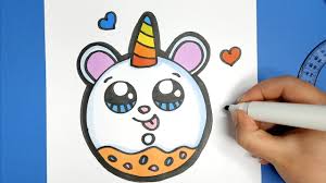 Viele haben das gefühl, unsere welt würde immer verrückter, sei es politisch oder technologisch. Ein Niedliches Und Kawaii Einhorn Malen Kawaii Bilder Youtube