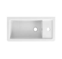 Cossu® 20 In. Sink, 1-hole With Right-hand Drain