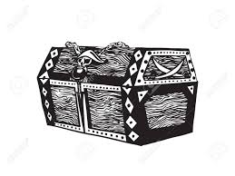 How do you draw a treasure chest? Old Wooden Pirate Treasure Chest Hand Drawn Sketch Illustration Royalty Free Cliparts Vectors And Stock Illustration Image 124841267
