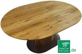 Eichentisch rund tisch rund holz genial tolle esstisch rund elm. Esstisch Solo Ii Oval Ausziehbar Integrierte Platte Foto Wildeiche Casainnatura De Esstische Rund Und Ausziehbar