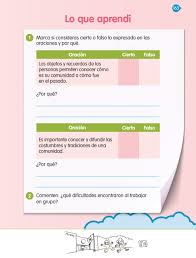 Historia grado 5° generación primaria Conocimiento Del Medio Segundo Grado 2020 2021 Pagina 163 De 177 Libros De Texto Online