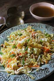 Napa Cabbage And Cashew Slaw Y Delicacies Napa Cabbage Recipes Cabbage Slaw Recipes Cabbage Recipes