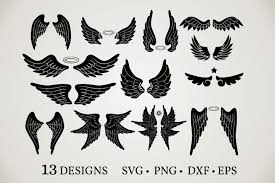 Download Angel Wings Bundle Graphic By Euphoria Design Creative Fabrica PSD Mockup Templates