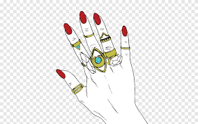 I am not looking for a prince. Una Mano Roja Ilustracion Rosa Anillo De Mano Con Unas Rojas Azul Pintado Png Pngegg