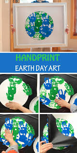Handprint Earth Day Art Project For Kids Easy Earth Day Craft Toddler Art Projects Earth Day Crafts Classroom Crafts