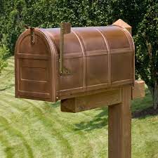 Buy online at mailboxworks, waterglass studios post mount and wall mount copper mailboxes plus brass door bells and decorative, solid. Buy Sh Naiture Oversized Solid Copper Post Mount Mailbox In Cheap Price On Alibaba Com